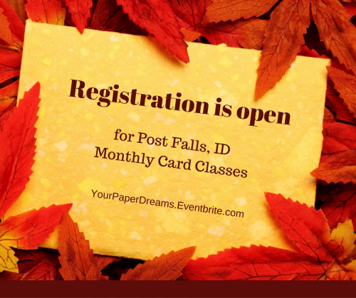 Registration is open - fall